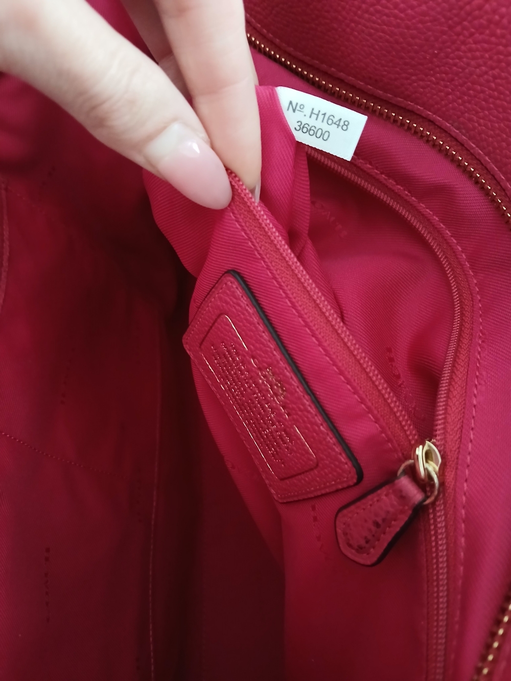 Coach Sophia Tote in Polished Pebble Leather - Style 36600 - Picture 3 of 10